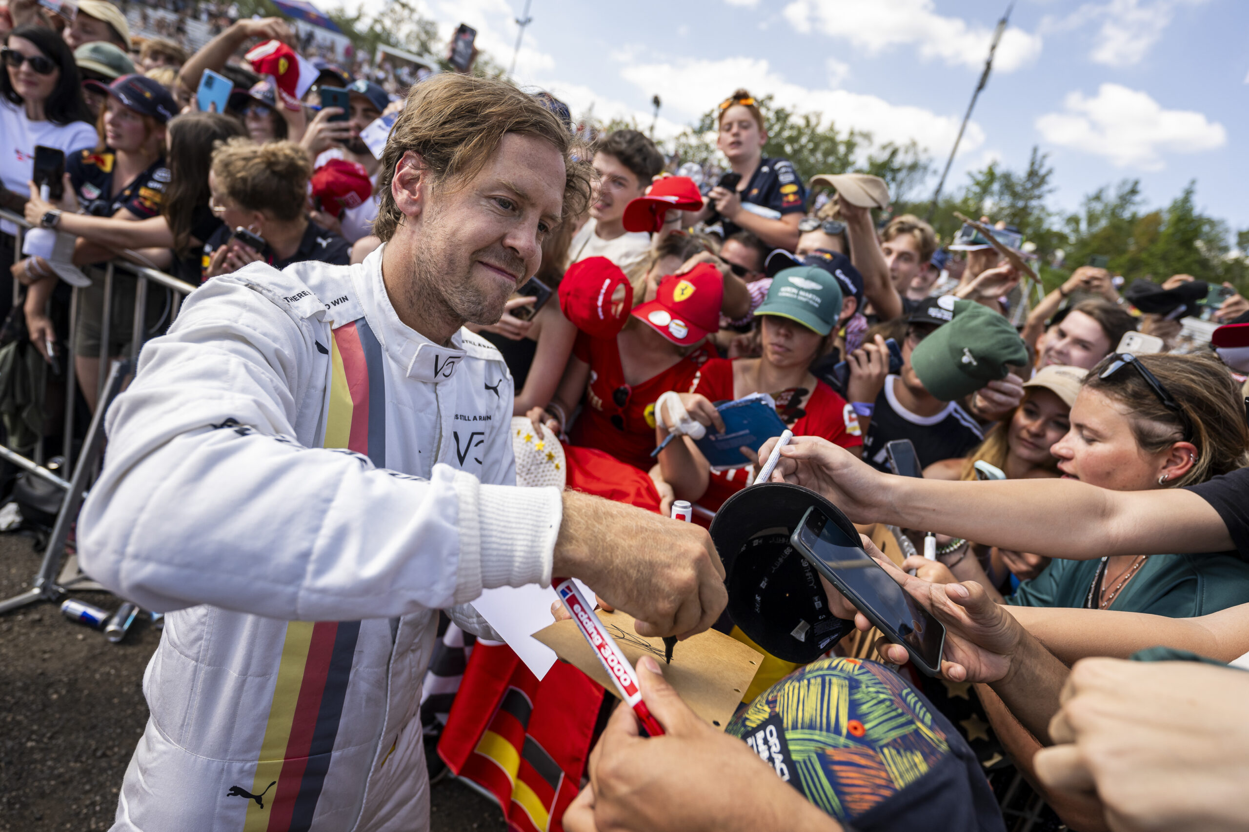 Sebastian Vettel seen during the Red Bull Formula Nuerburgring at the Nuerburgring in Germany on September 9, 2023. // Joerg Mitter / Red Bull Content Pool // SI202309090345 // Usage for editorial use only //