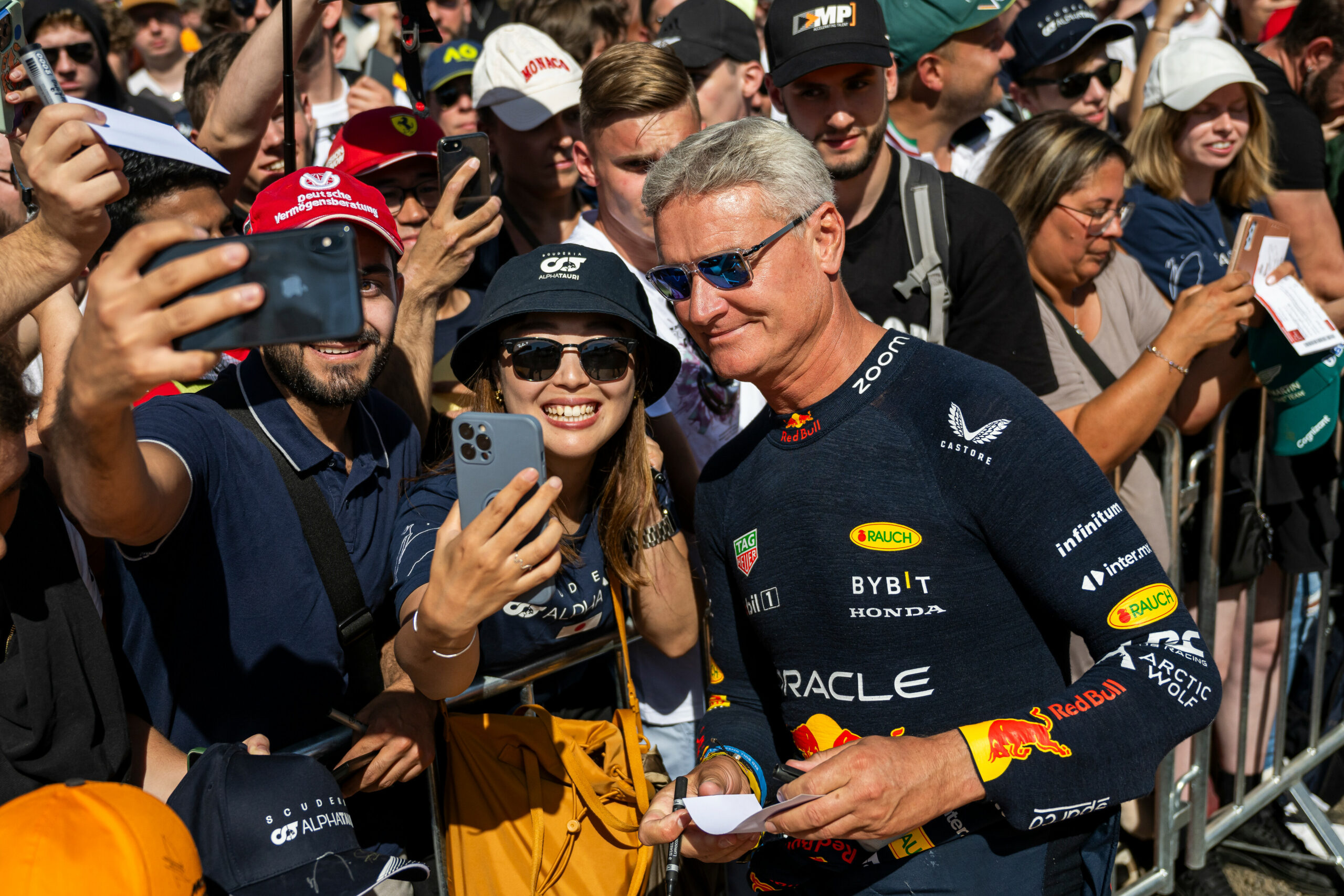 David Coulthard seen during the Red Bull Formula Nuerburgring at the Nuerburgring in Germany on September 9, 2023.+ // Joerg Mitter / Red Bull Content Pool // SI202309090388 // Usage for editorial use only //