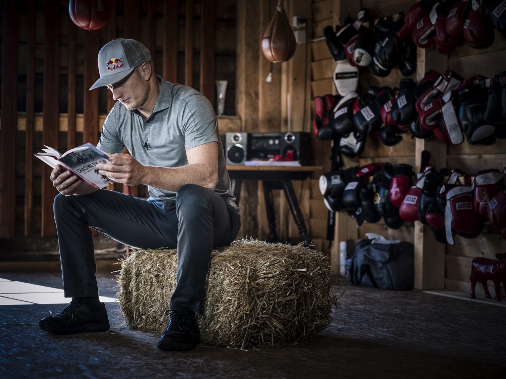 Jimmy Spithill, portrait and book presentation in the King5 resort in Hallein, Salzburg, August 29, 2017. // Martin Steinthaler / Red Bull Content Pool // SI201709190135 // Usage for editorial use only // Please go to www.redbullcontentpool.com for further information. //