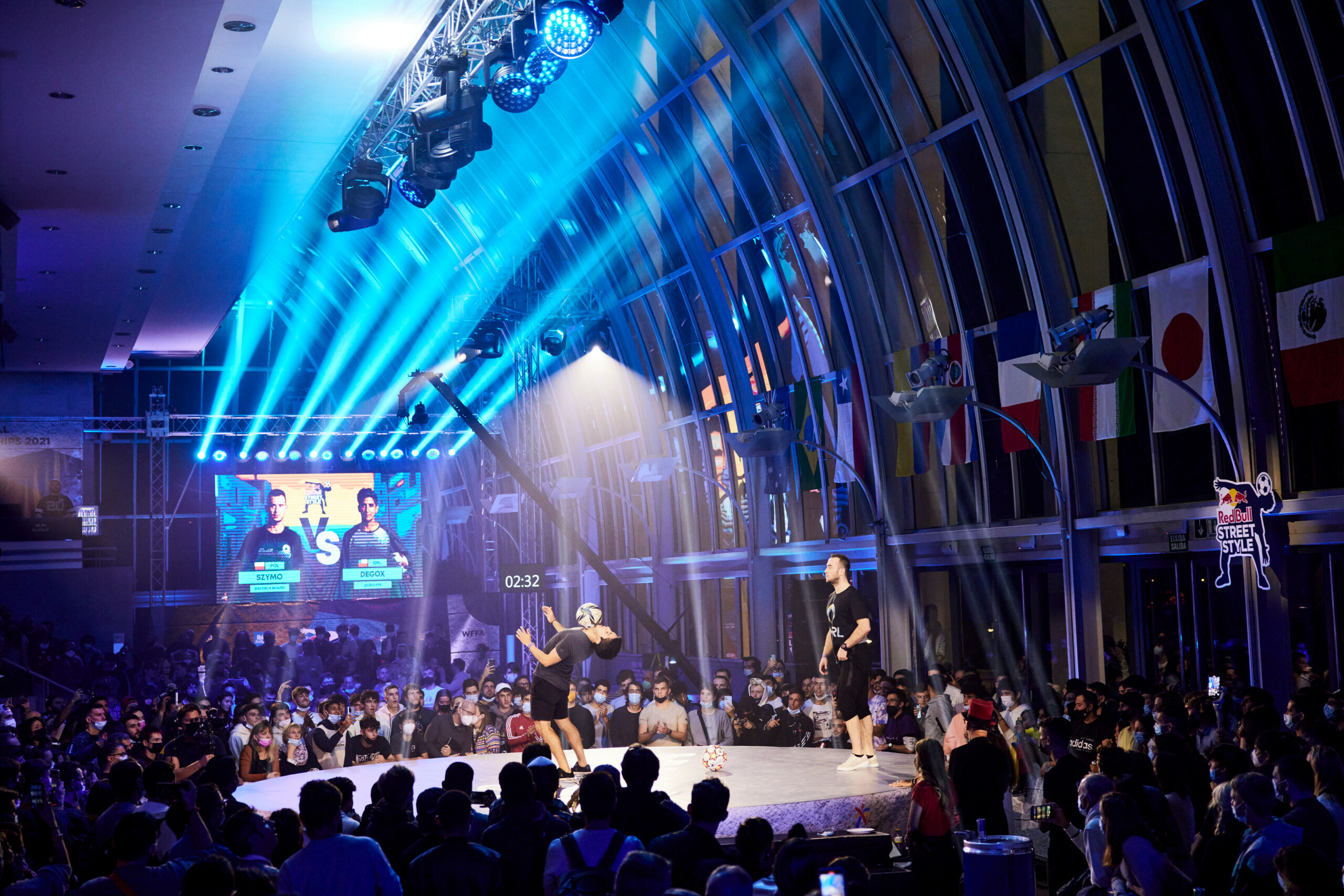 Venue of the Red Bull Street Style world final in Valencia, Spain on November 20 2021. // SI202111210003 // Usage for editorial use only //