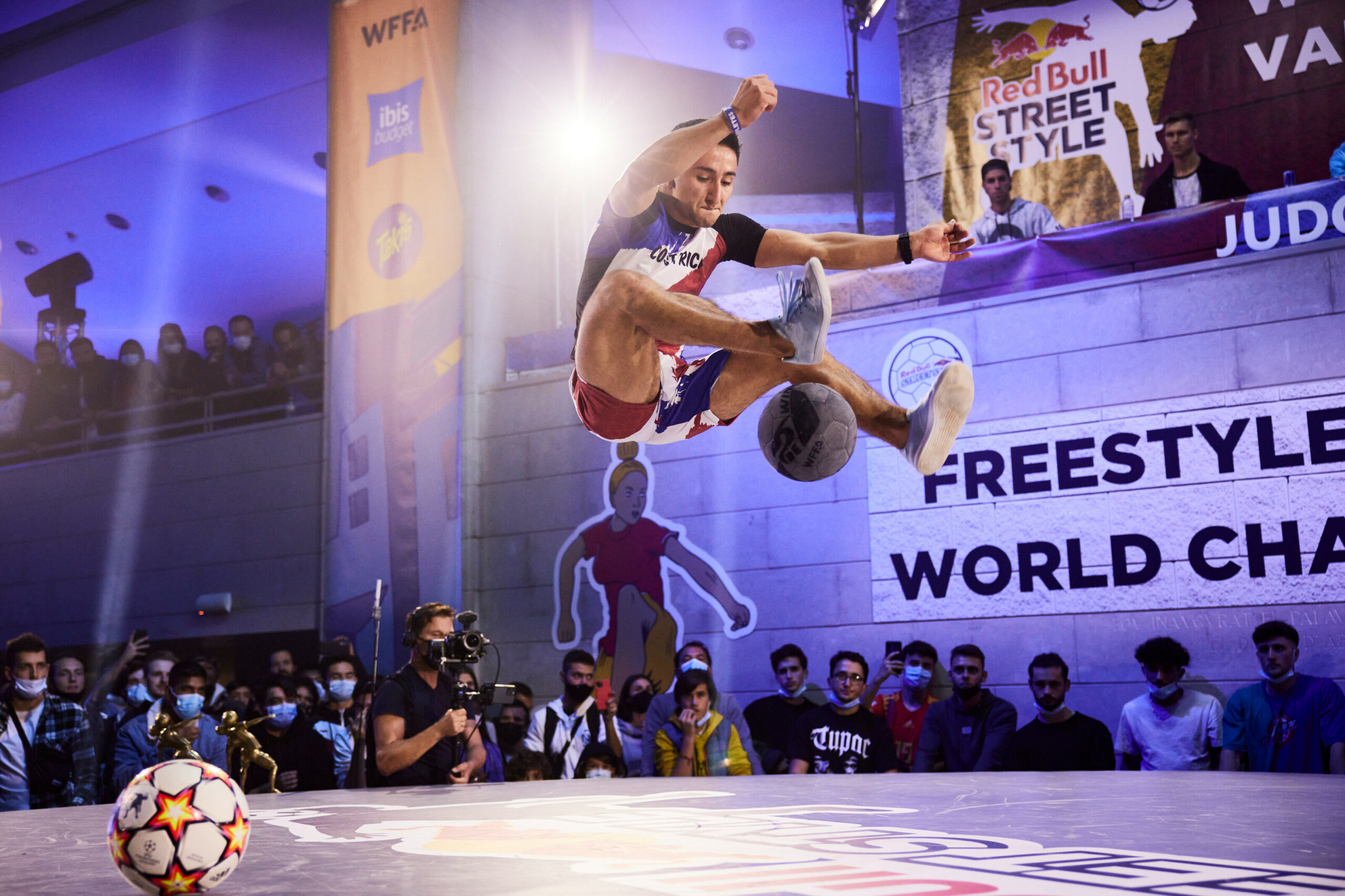 Pagu competes during the Red Bull Street Style world final in Valencia, Spain on November 20 2021. // SI202111210011 // Usage for editorial use only //