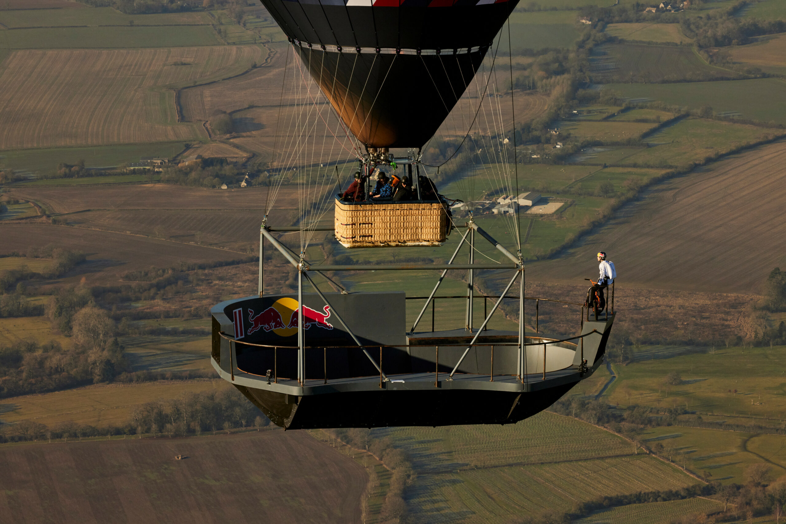Kriss Kyle is seen during the Don't Look Down project in Malmesbury, United Kingdom on February 6, 2023. // Eisa Bakos / Red Bull Content Pool // SI202304080100 // Usage for editorial use only //