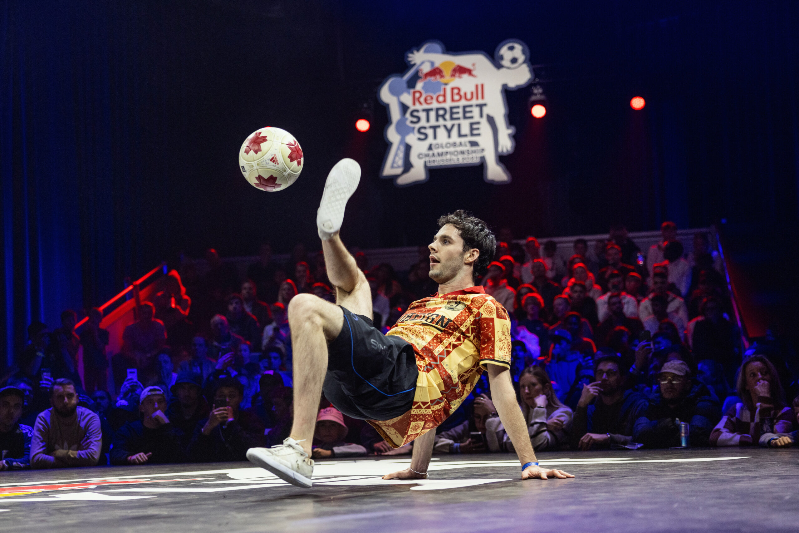 Jay Hennicke of Australia performs at Red Bull Street Style Global Championship Final in Brussels, Belgium on December 7, 2023. // Mauro Puccini / Red Bull Content Pool // SI202312080019 // Usage for editorial use only //