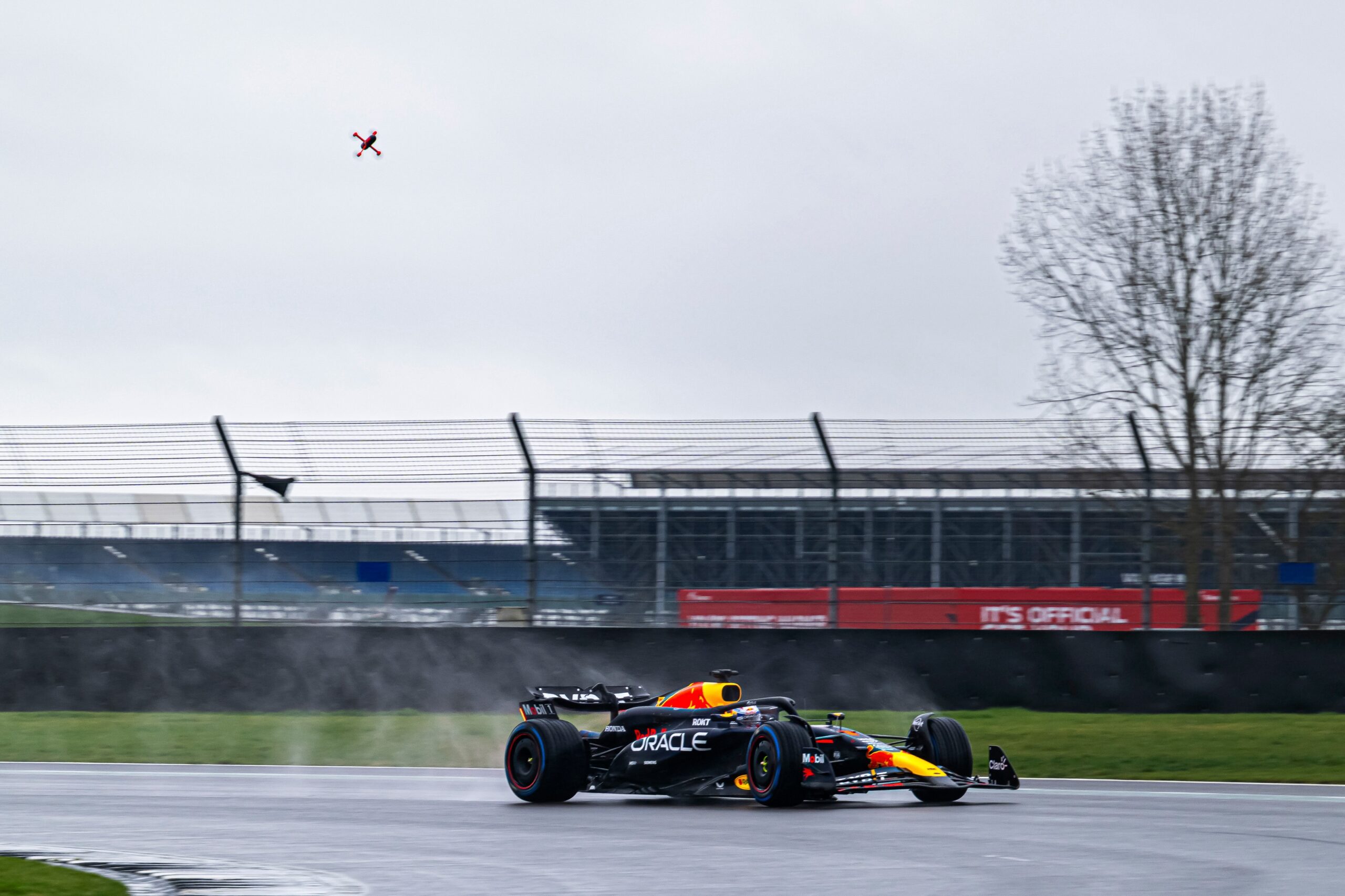 Max Verstappen of the Netherlands seen in Silverstone, Great Britain on February 13, 2024.
