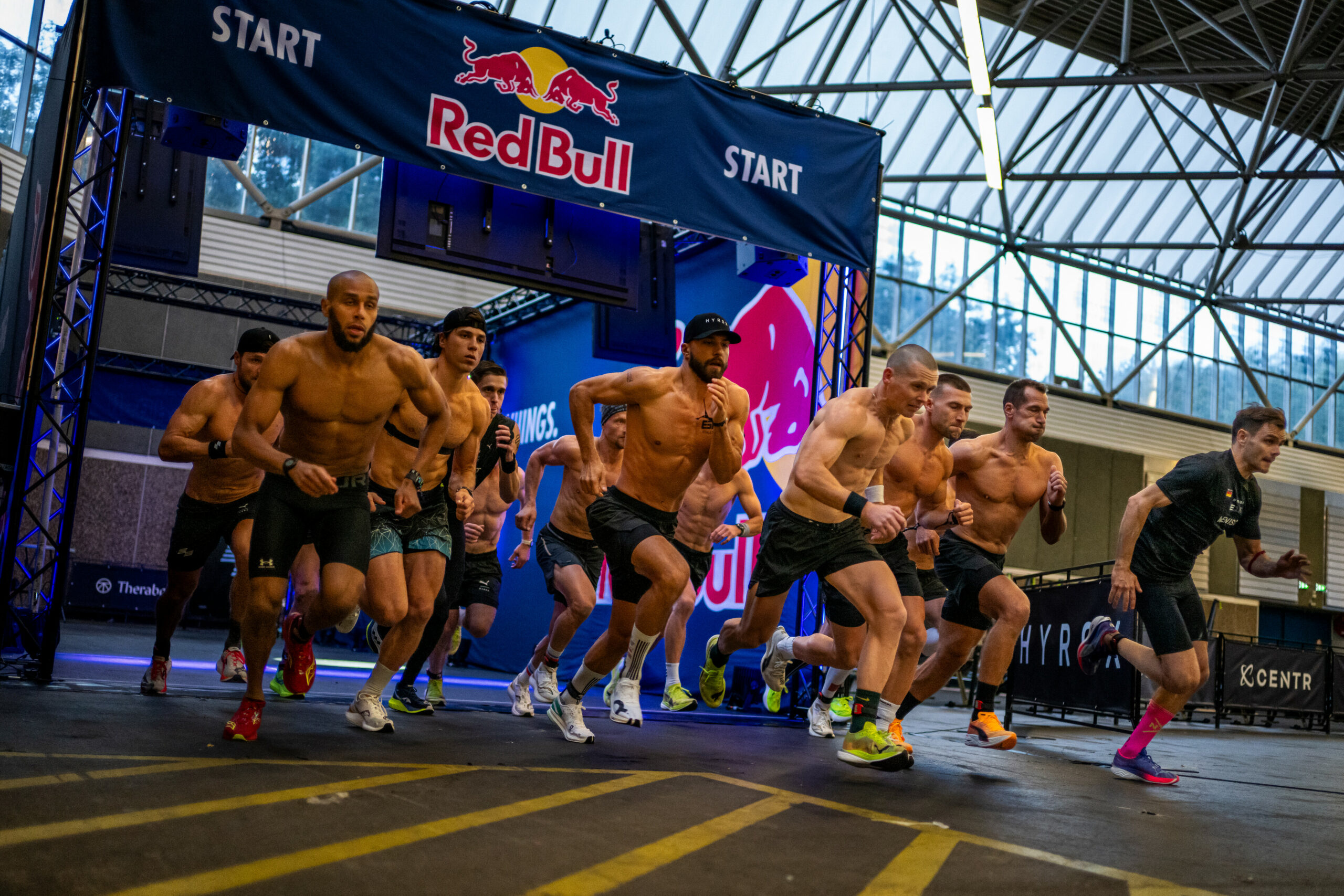 Competitors seen during the Elite 15 at the Hyrox Major in Amsterdam, Netherlands on October 10, 2024. // SI202410110177 // Usage for editorial use only //