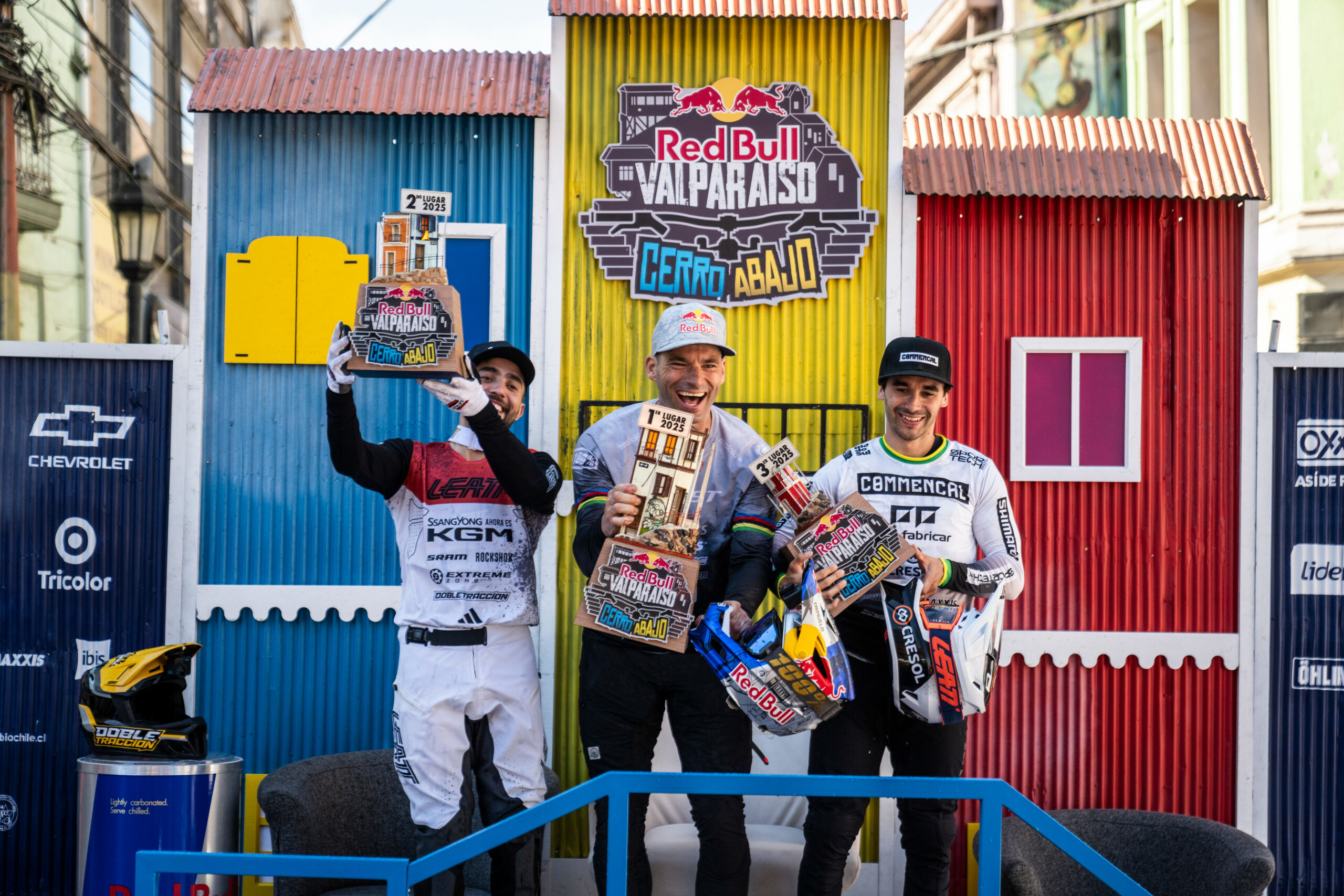 Podium during Red Bull Valparaiso Cerro Abajo, in Valparaiso, Chile on March 2, 2025 // Gonzalo Robert / Red Bull Content Pool // SI202503020427 // Usage for editorial use only //