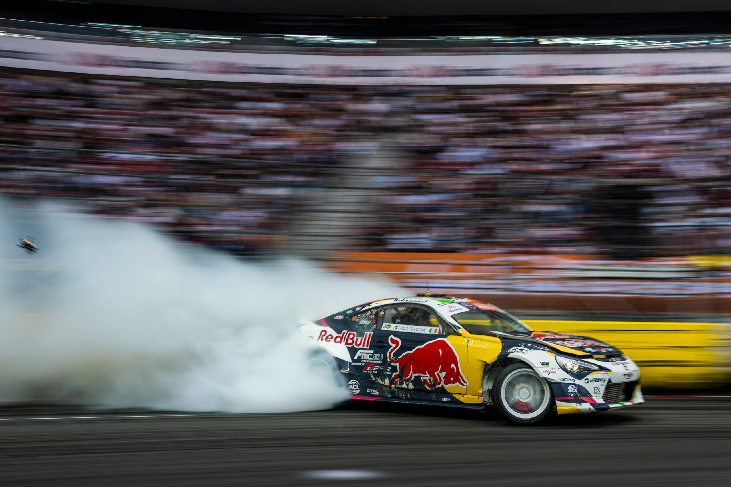 Conor Shanahan seen during the Red Bull Drift Masters Grand Finale in Warsaw, Poland on September 12, 2025. // Joerg Mitter / Red Bull Content Pool // SI202509120803 // Usage for editorial use only //