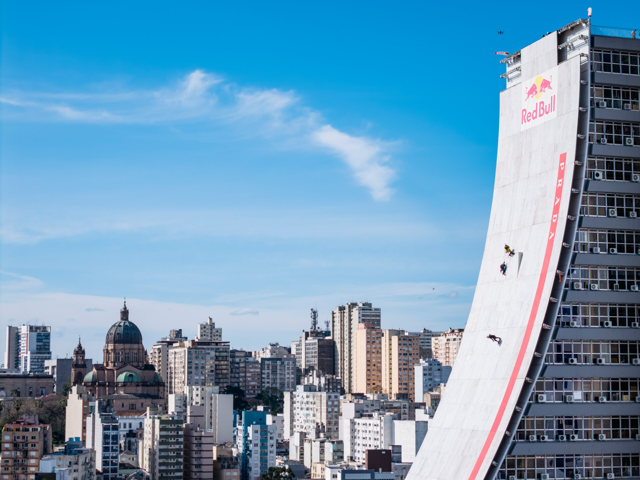 Sandro Dias performs during Red Bull Building Drop Project in Porto Alegre, Brazil on September 07, 2025. // Marcelo Maragni / Red Bull Content Pool // SI202509220220 // Usage for editorial use only //