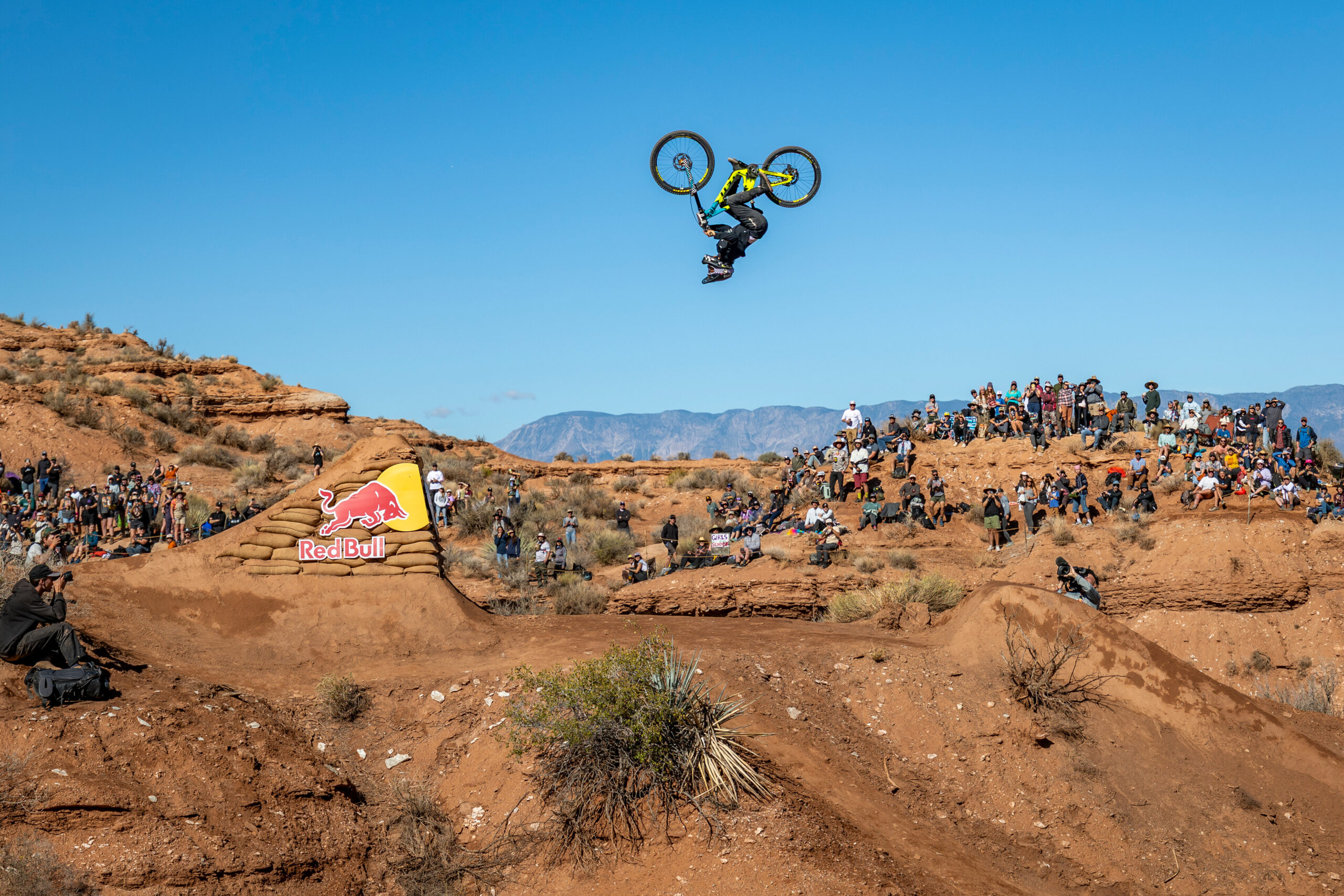 Robin Goomes competes during Red Bull Rampage in Virgin, Utah, USA on 17 October, 2025. // Long Nguyen / Red Bull Content Pool // SI202510171859 // Usage for editorial use only //
