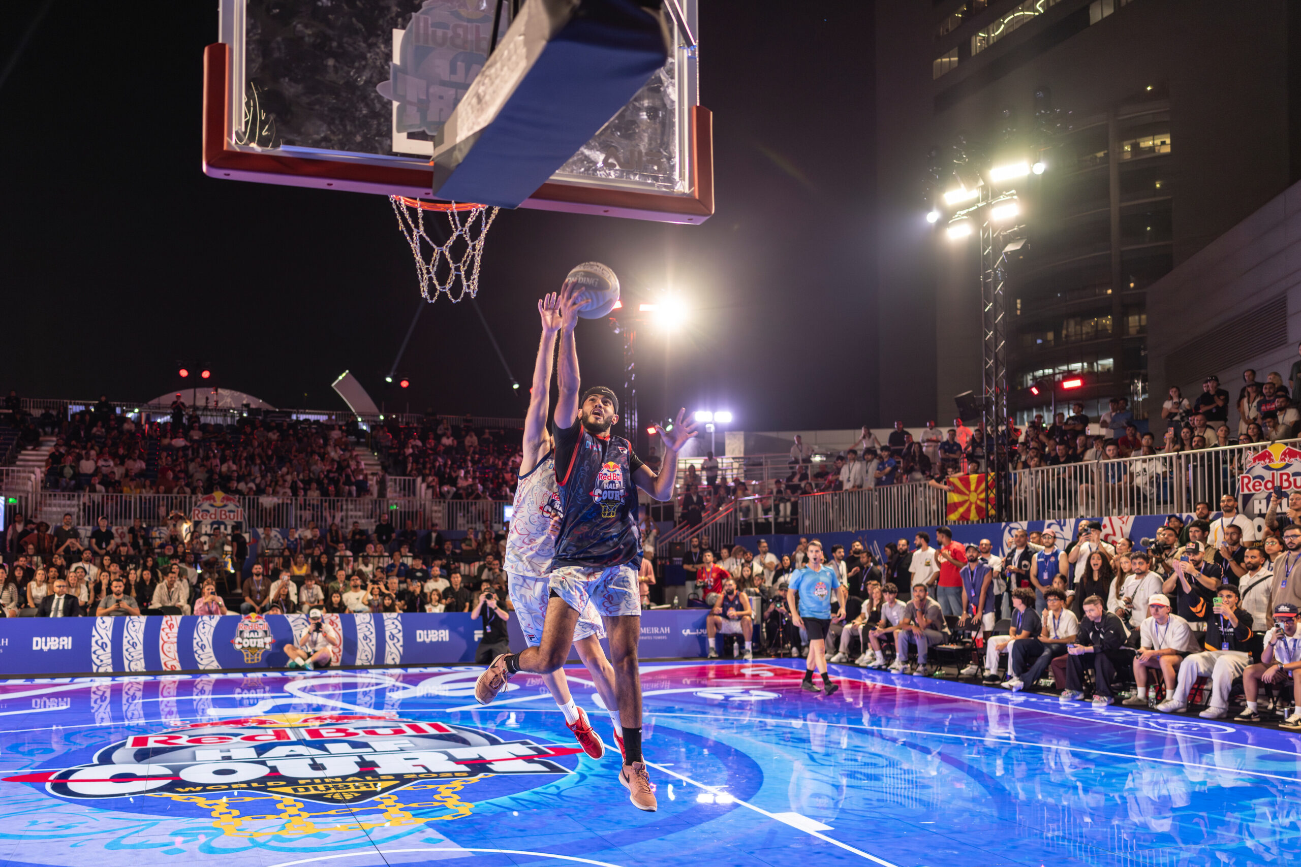 Participants perform during Red Bull Half Court World Final at Museum Of The Future in Dubai, United Arab Emirates on November 29th, 2025 // Naim Chidiac / Red Bull Content Pool // SI202511290480 // Usage for editorial use only //
