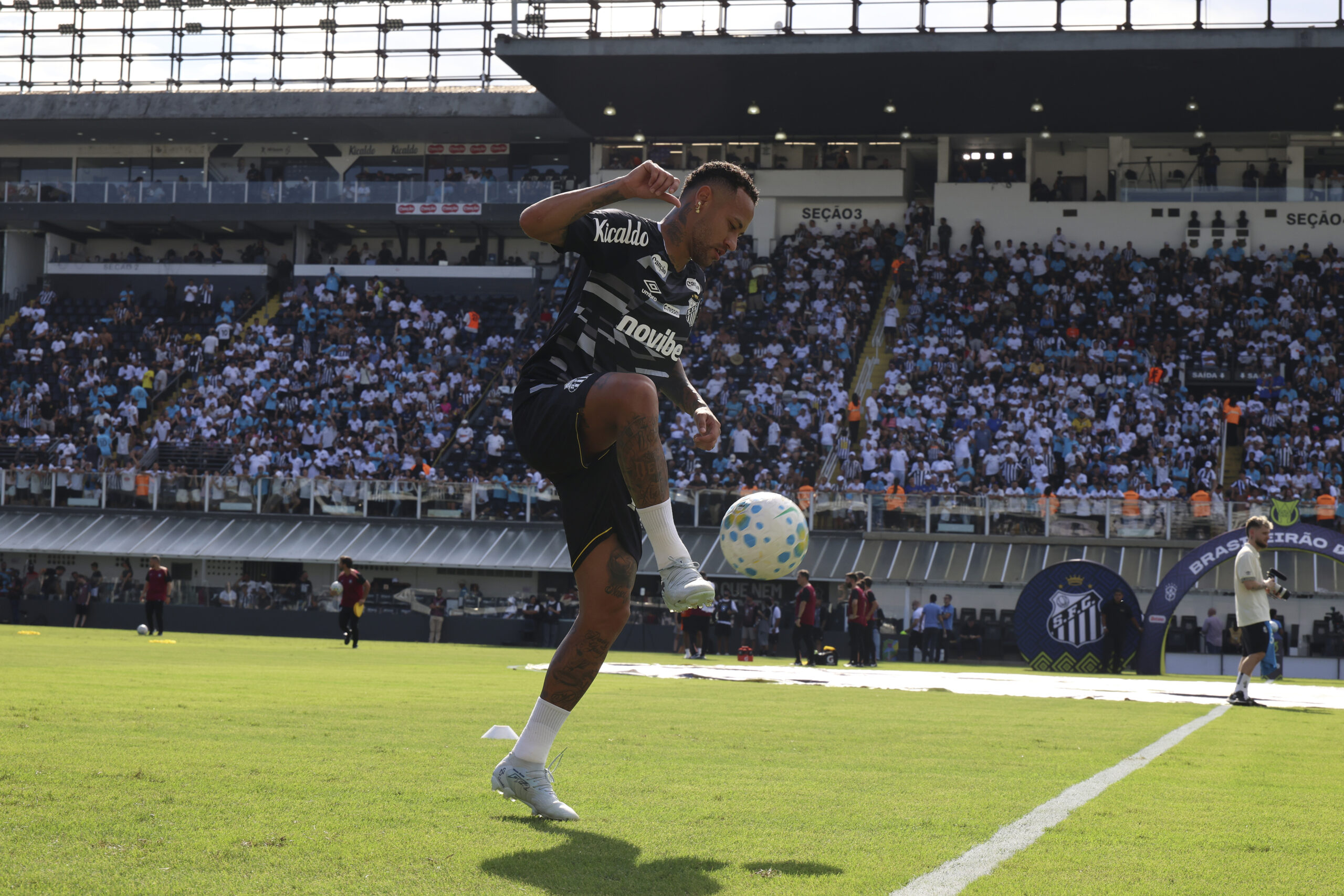 Neymar Júnior seen during the football match Santos vs Internacional, Santos, Brazil on March 15, 2026.
