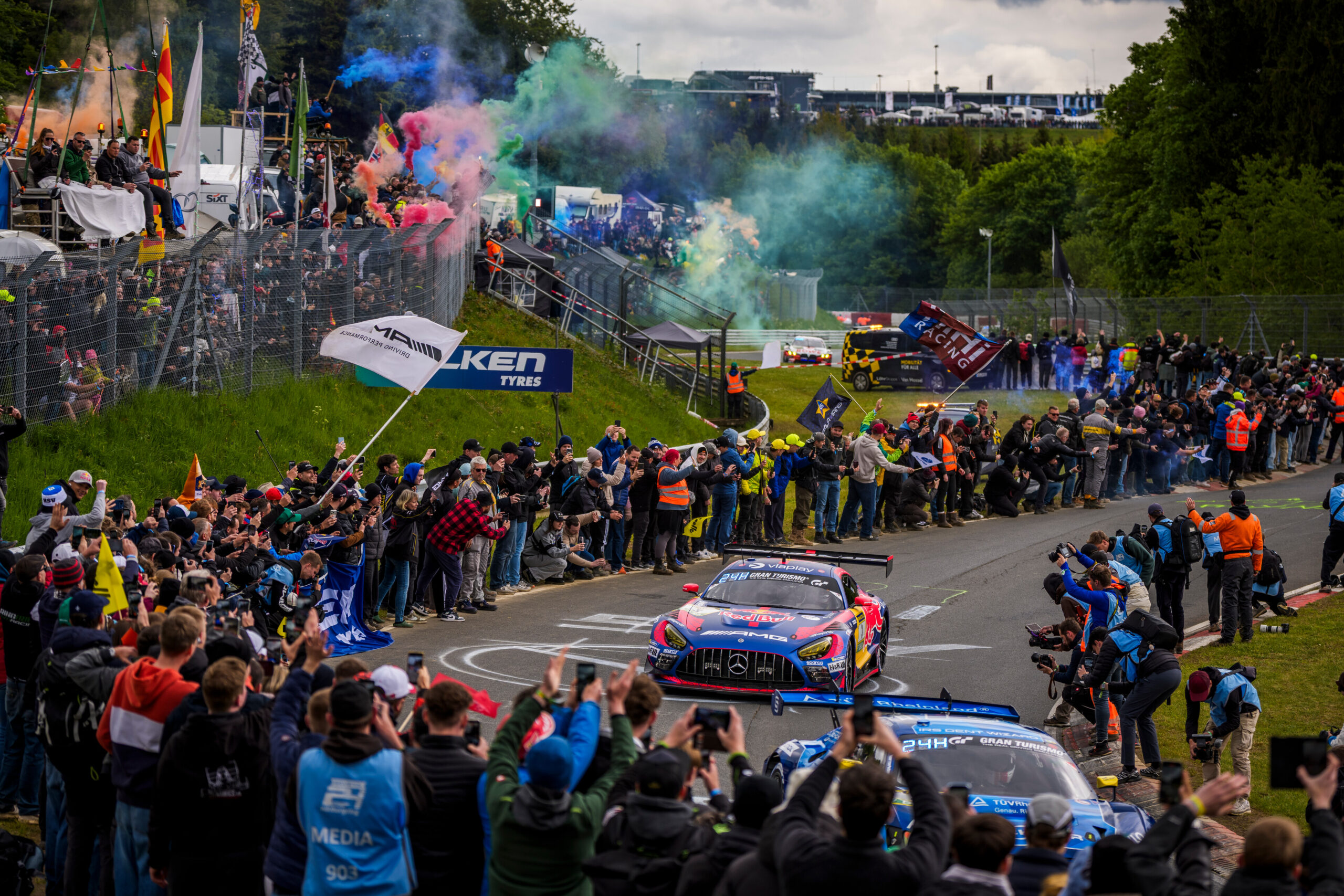 Lucas Auer seen during the 24H Nürburgring in Nürburg, Germany on May 16, 2026 // Philip Platzer / Red Bull Content Pool // SI202605170003 // Usage for editorial use only //