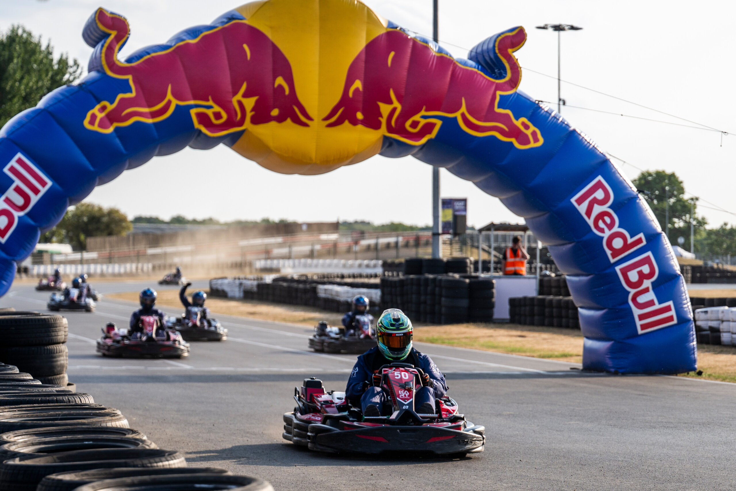 Competitors seen during the Max vs 100 in Silverstone, Great Britain on July 22, 2026. // Joerg Mitter / Red Bull Content Pool // SI202608250254 // Usage for editorial use only //