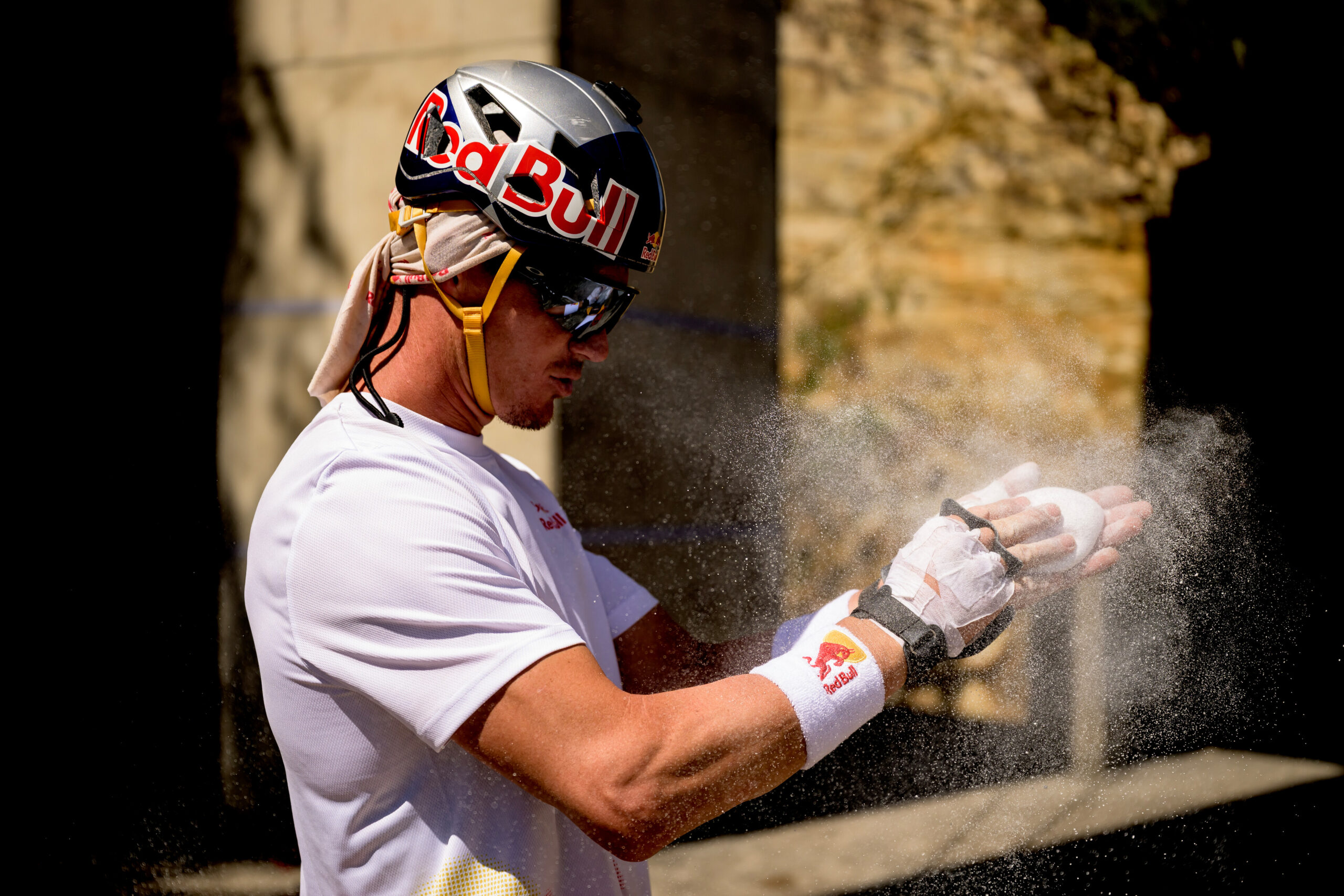 Thomas Van Tonder is seen during preparation for Red Bull Bridge Bars at Bloukrans Bridge in South Africa, on September 30, 2026. // Craig Kolesky / Red Bull Content Pool // SI202610190060 // Usage for editorial use only //
